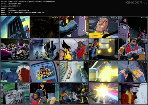 [SOFCJ Raws] X Men TAS 1x11 (11) Days of Future Past Part 1 [DVDRip].mkv