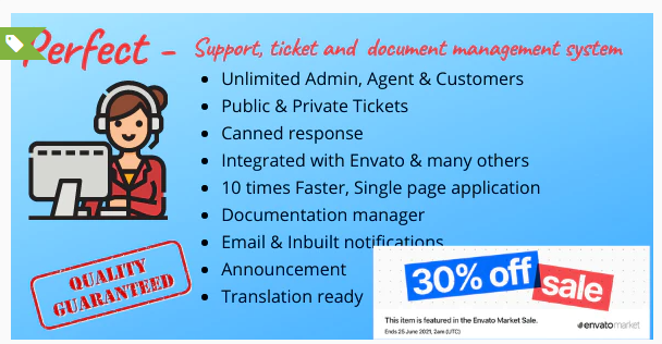 Perfect Support ticketing & document management system v1.2