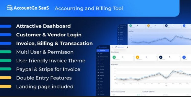 AccountGo SaaS v3.3.0 - Accounting and Billing Tool