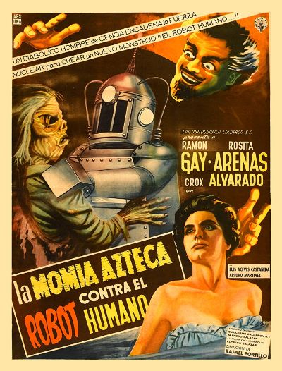 Робот против мумии ацтеков / La momia azteca contra el robot humano / The Robot vs. The Aztec Mummy (1958) BDRip